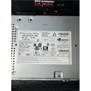 Recambio de radio / cd para mercedes-benz sprinter iii furgon rwd/awd (907)(02.2018) 2.1 311/314/316 cdi rwd l3 / l4 (907.635/63