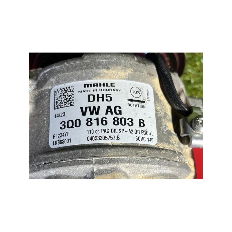 Recambio de compresor aire acondicionado para ford tourneo connect (cfj)(2022) 1.5 active [1,5 ltr. - 84 kw ecoboost cat] refere