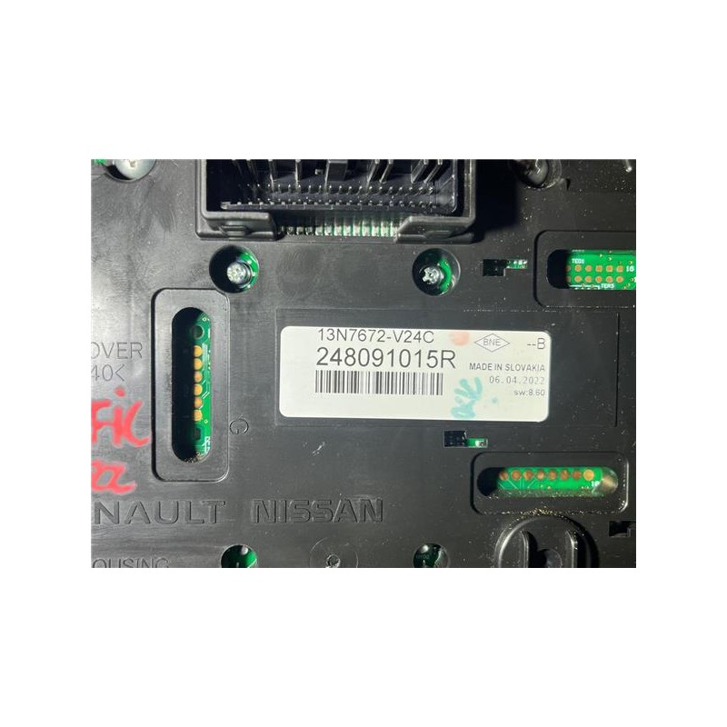 Recambio de cuadro instrumentos para renault trafic iii furgón (06.2014) m9r z7 referencia OEM IAM 248091015R  