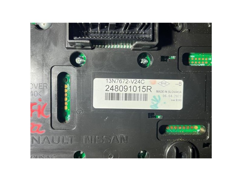 Recambio de cuadro instrumentos para renault trafic iii furgón (06.2014) m9r z7 referencia OEM IAM 248091015R  