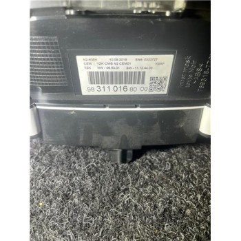 Recambio de cuadro instrumentos para citroën berlingo furgón (09.2018) referencia OEM IAM 9831101680  