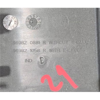 Recambio de luz interior techo para renault master iii furgón (02.2010) 2.3 l2h2 hka 3,5t [2,3 ltr. - 99 kw dci diesel cat] refe