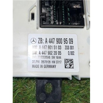 Recambio de caja fusibles/rele para mercedes-benz vito furgón (447)(07.2014) 1.6 109/111 cdi worker compacta (447.601) [1,6 ltr.