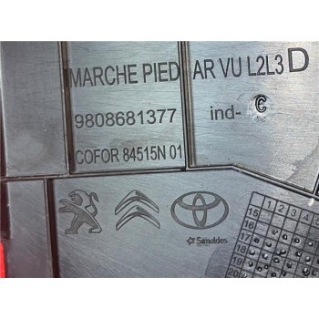 Recambio de estribo plastico para citroën jumpy furgón (05.2016) 2.0 control m [2,0 ltr. - 90 kw blue-hdi fap] referencia OEM IA