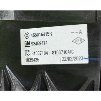 Recambio de juego pedales completo para renault trafic iii furgón (06.2014) m9r z7 referencia OEM IAM 180026451R 465016415R 