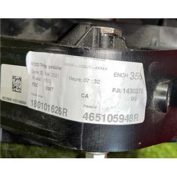 Recambio de juego pedales completo para renault master iii furgón (02.2010) 2.3 l2h2 hka 3,5t [2,3 ltr. - 99 kw dci diesel cat] 