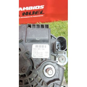 Recambio de alternador para fiat ducato 2.3jtd 130 cv 2016 f1ae3481d fiat ducato 2.3 jtd 2016 referencia OEM IAM 504385134  