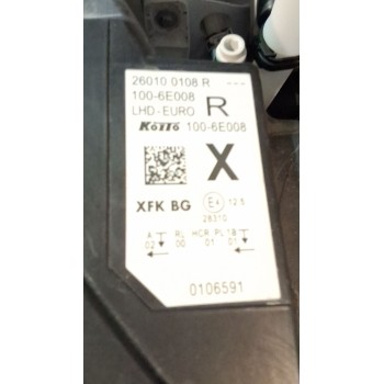 Recambio de faro derecho para renault kangoo iii monospace blue dci 95 (kjab) referencia OEM IAM 260100108R  