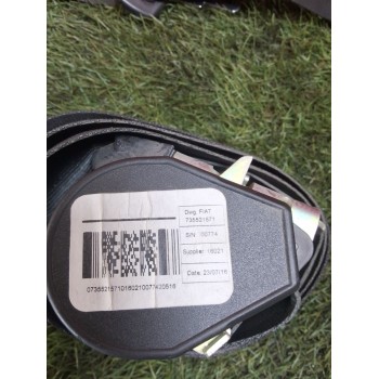 Recambio de cinturon seguridad delantero derecho para citroën jumper furgon 30 l1h1 bluehdi 110 blue-hdi fap referencia OEM IAM 