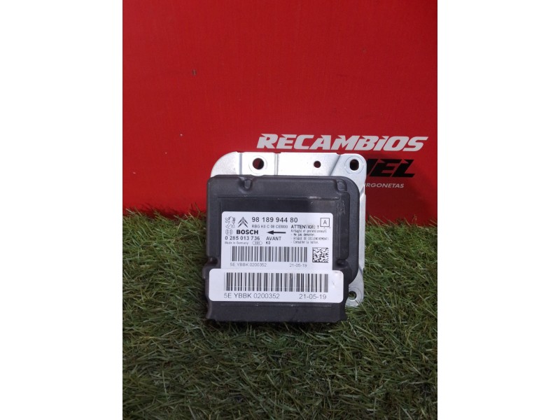 Recambio de centralita airbag para citroën jumpy iii furgoneta (v_) 1.5 bluehdi 120 referencia OEM IAM 9818994480 0285013736 