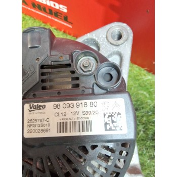 Recambio de alternador para citroën jumpy iii furgoneta (v_) 1.5 bluehdi 120 referencia OEM IAM 9809391880  