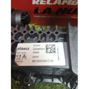 Recambio de enfriador egr para citroën jumpy iii furgoneta (v_) 1.5 bluehdi 120 referencia OEM IAM 9813050280 9813050280C 