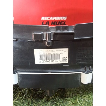 Recambio de cuadro instrumentos para citroën jumpy furgón control m blue-hdi fap referencia OEM IAM 9823961080  