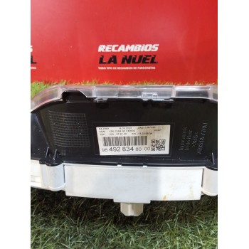 Recambio de cuadro instrumentos para peugeot partner furgoneta/monovolumen (k9) 1.5 bluehdi 100 referencia OEM IAM 9849283480  