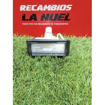 Recambio de luz matricula y camara trasera para citroën jumpy furgón control m blue-hdi fap referencia OEM IAM 9683421680  