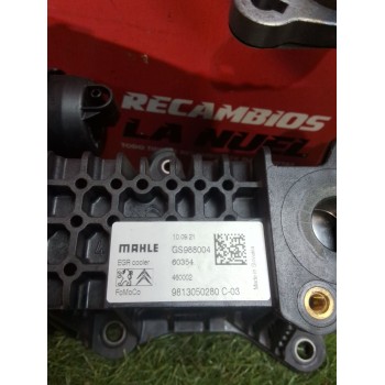Recambio de enfriador egr para opel combo furgoneta/monovolumen (k9) 1.5 d referencia OEM IAM 9813050280  