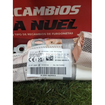 Recambio de airbag cortina delantero derecho para peugeot partner furgoneta/monovolumen (k9) 1.5 bluehdi 100 referencia OEM IAM 