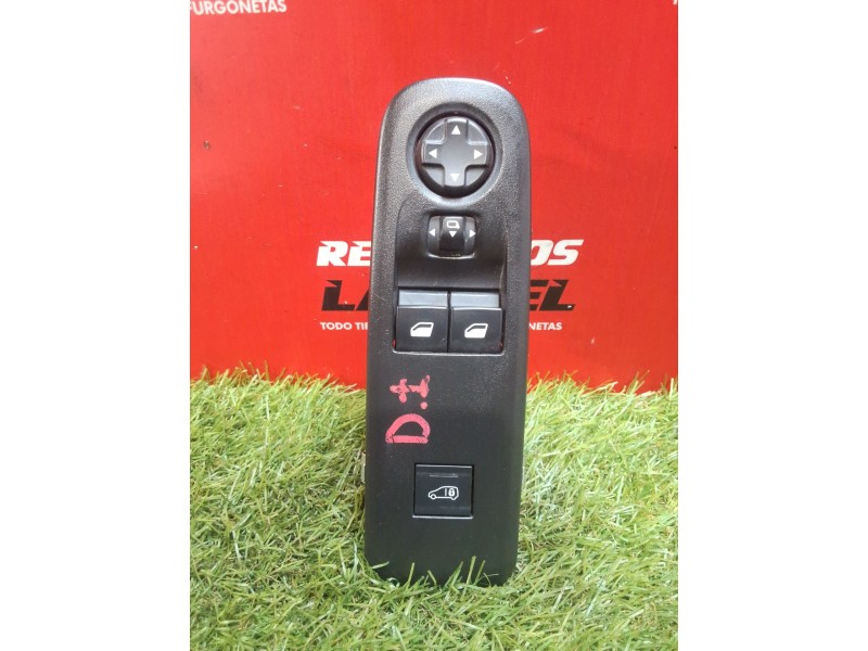 Recambio de mando elevalunas delantero izquierdo para peugeot partner furgoneta/monovolumen (k9) 1.5 bluehdi 100 referencia OEM 