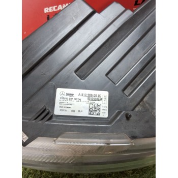 Recambio de faro delantero izquierdo para mercedes-benz sprinter 3,5-t furgoneta (b907, b910) 316 cdi rwd (907.631, 907.633, 907