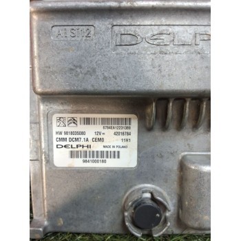 Recambio de centralita para peugeot expert furgoneta (v_) 2.0 bluehdi 120 referencia OEM IAM 9818035080 9841000180 