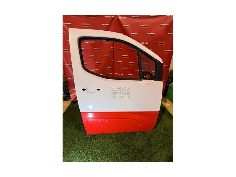 Recambio de puerta delantero derecho para citroën berlingo furgón (09.2018) referencia OEM IAM 9820423180  