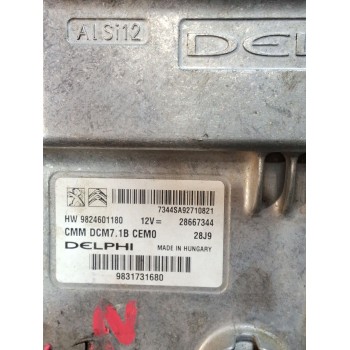 Recambio de centralita motor uce para citroën jumper iii furgoneta 2.2 bluehdi 140 referencia OEM IAM 9824601180 9831731680 