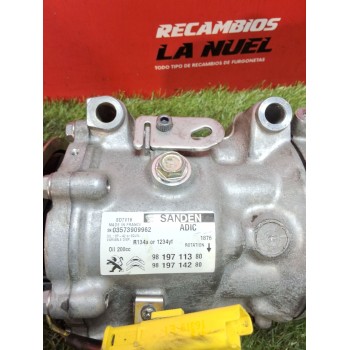 Recambio de compresor aire acondicionado para citroën jumper iii furgoneta 2.2 bluehdi 140 referencia OEM IAM 9819711380 9819714