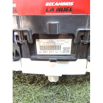 Recambio de cuadro instrumentos para opel combo furgoneta/monovolumen (k9) 1.5 d referencia OEM IAM 9838122180  