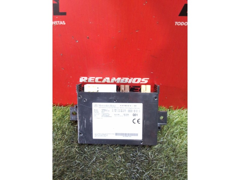 Recambio de modulo electronico para mercedes-benz sprinter 3,5-t furgoneta (b907, b910) 319 cdi rwd (907.633, 907.635, 907.637) 