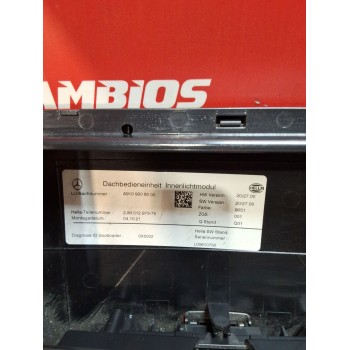 Recambio de luz interior para mercedes-benz sprinter 3,5-t furgoneta (b907, b910) 319 cdi rwd (907.633, 907.635, 907.637) refere
