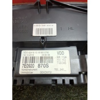 Recambio de cuadro instrumentos para volkswagen t6 transporter bus (sg) caravelle premium largo tdi referencia OEM IAM 7E0920870