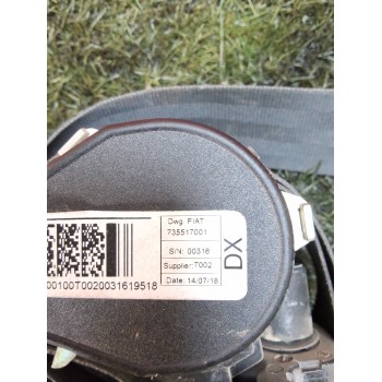 Recambio de cinturon seguridad trasero derecho para fiat doblo autobús (263_) 1.6 d multijet (263axn1b) referencia OEM IAM 73551