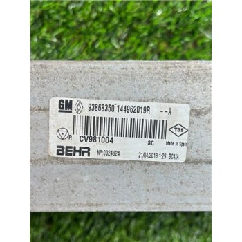 Recambio de intercooler para nissan nv300 camper (01.2018) 1.6 michelangelo [1,6 ltr. - 107 kw dci cat] referencia OEM IAM 14496