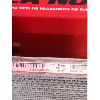 Recambio de radiador agua para citroën berlingo furgón/monospace (k9) 1.5 bluehdi 100 referencia OEM IAM P9675747980  