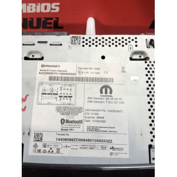 Recambio de radio cd para citroën jumper iii furgoneta 2.2 bluehdi 140 referencia OEM IAM 14408088ZD  