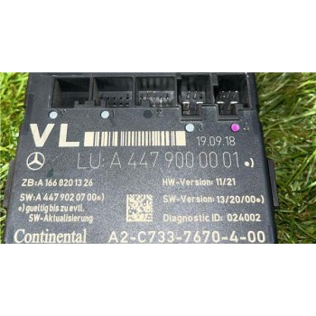 Recambio de modulo electronico para mercedes-benz vito furgón (447)(07.2014) 1.6 109/111 cdi worker compacta (447.601) [1,6 ltr.