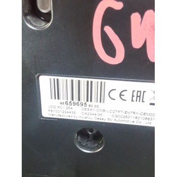 Recambio de cuadro instrumentos para opel zafira life autobús (k0) 2.0 referencia OEM IAM 9865969580  