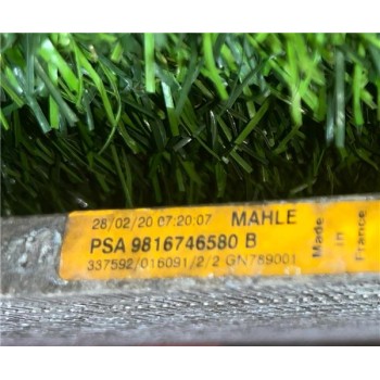 Recambio de radiador aire acondicionado para citroën jumpy furgón (05.2016) 2.0 control m [2,0 ltr. - 90 kw blue-hdi fap] refere