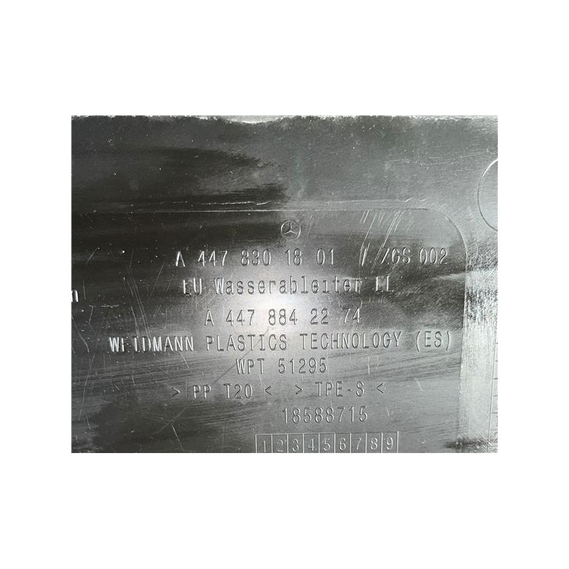 Recambio de torpedo para mercedes-benz vito furgón (447)(07.2014) 1.6 109/111 cdi worker compacta (447.601) [1,6 ltr. - 84 kw cd