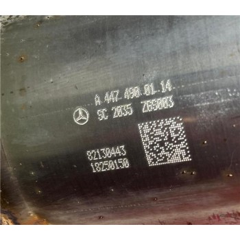 Recambio de tubo escape completo para mercedes-benz vito furgón (447)(07.2014) 1.6 109/111 cdi worker compacta (447.601) [1,6 lt