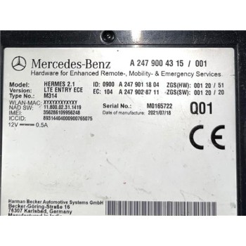Recambio de modulo electronico para mercedes-benz sprinter iii furgon fwd (910)(02.2018) 2.1 311/314 cdi fwd l2 (910.633) [2,1 l