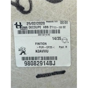 Recambio de techo para citroën jumpy furgón (05.2016) 2.0 control m [2,0 ltr. - 90 kw blue-hdi fap] referencia OEM IAM 98082914B