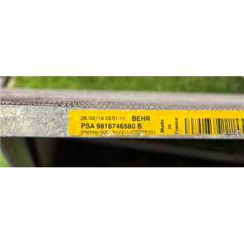 Recambio de radiador aire acondicionado para citroën jumpy furgón (05.2016) 1.6 confort m [1,6 ltr. - 85 kw blue-hdi fap] refere