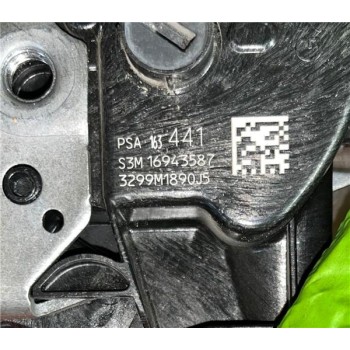 Recambio de cerradura puerta trasera izquierda para peugeot partner tepee (05.2008) yh01 referencia OEM IAM 16943587  