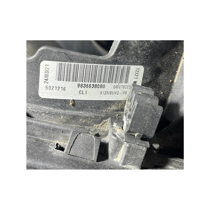 Recambio de electroventilador para citroën berlingo furgón (09.2018) referencia OEM IAM 9836638080  