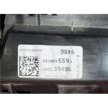 Recambio de salpicadero para renault kangoo iii rapid (03.2021) kangoo referencia OEM IAM 681009559R  