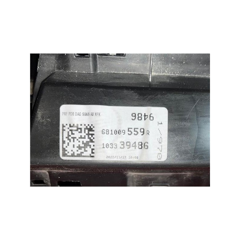 Recambio de salpicadero para renault kangoo iii rapid (03.2021) kangoo referencia OEM IAM 681009559R  