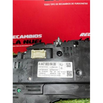 Recambio de cuadro instrumentos para mercedes-benz vito furgón (447)(07.2014) 1.6 109/111 cdi worker compacta (447.601) [1,6 ltr