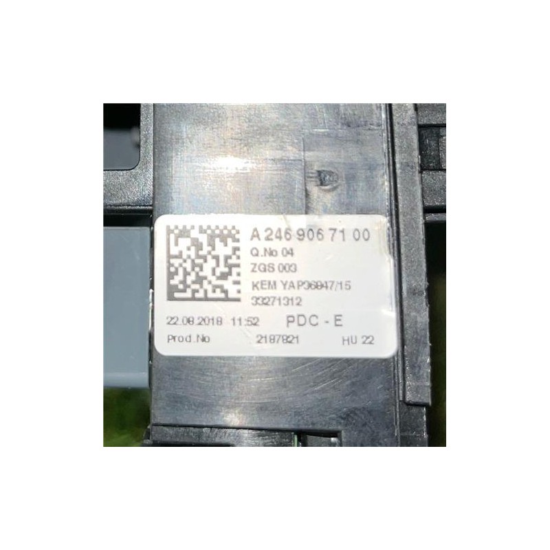 Recambio de caja reles para mercedes-benz vito furgón (447)(07.2014) 1.6 109/111 cdi worker compacta (447.601) [1,6 ltr. - 84 kw