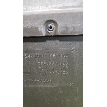 Recambio de guarnecido puerta corredera derecha para volkswagen t6 transporter bus (sg)(05.2015) 2.0 caravelle premium largo [2,